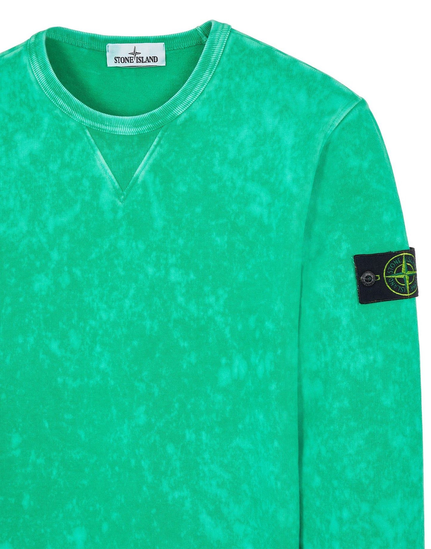 Stone Island Garment Dyed Crewneck Sweatshirt