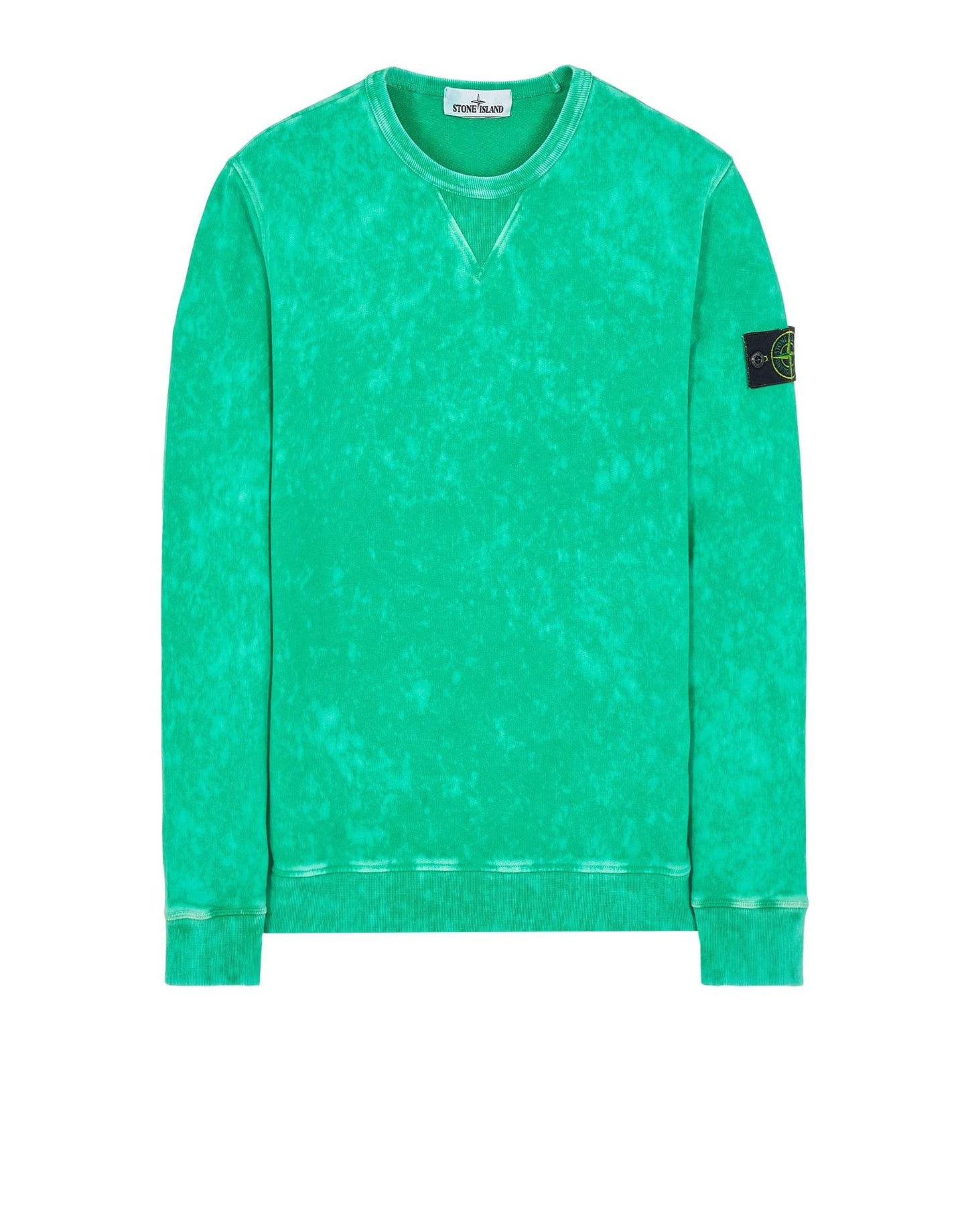 Stone Island Garment Dyed Crewneck Sweatshirt