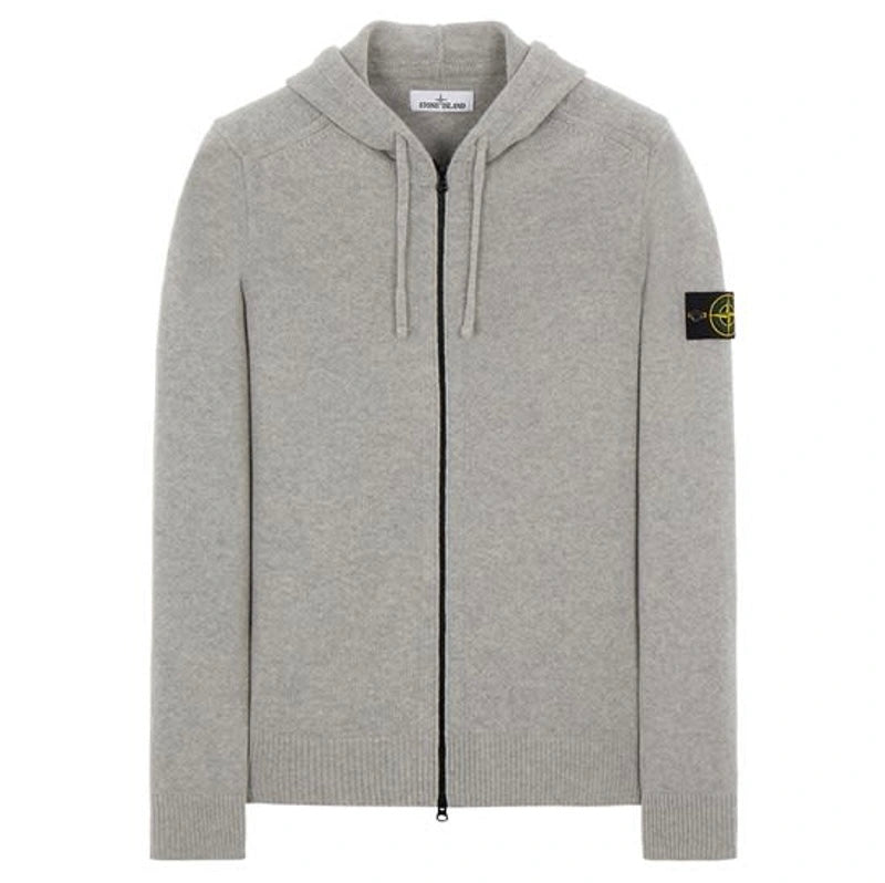 Stone Island Wool Blend Zip Knit