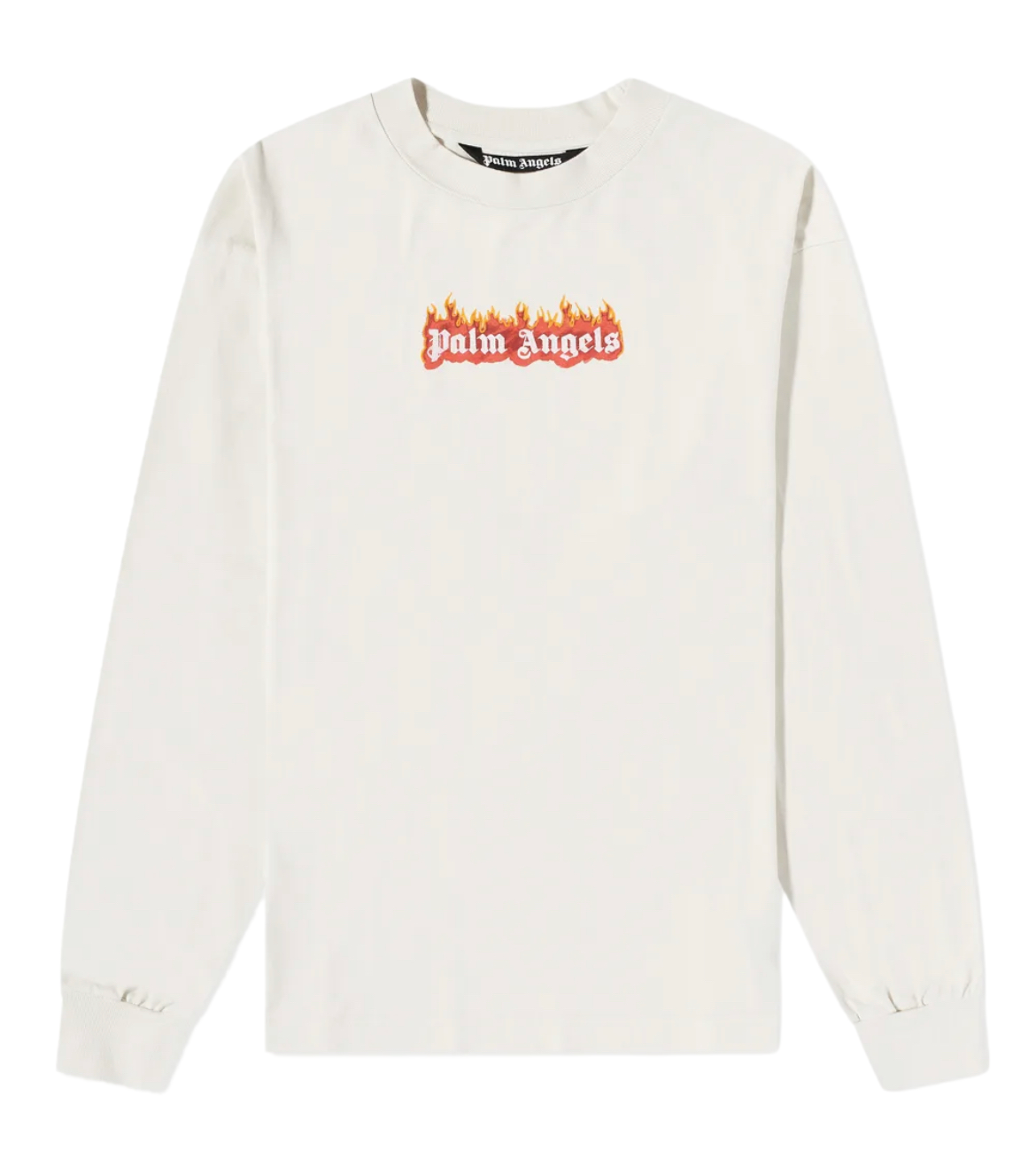 Palm Angels Long Sleeve Burning Logo