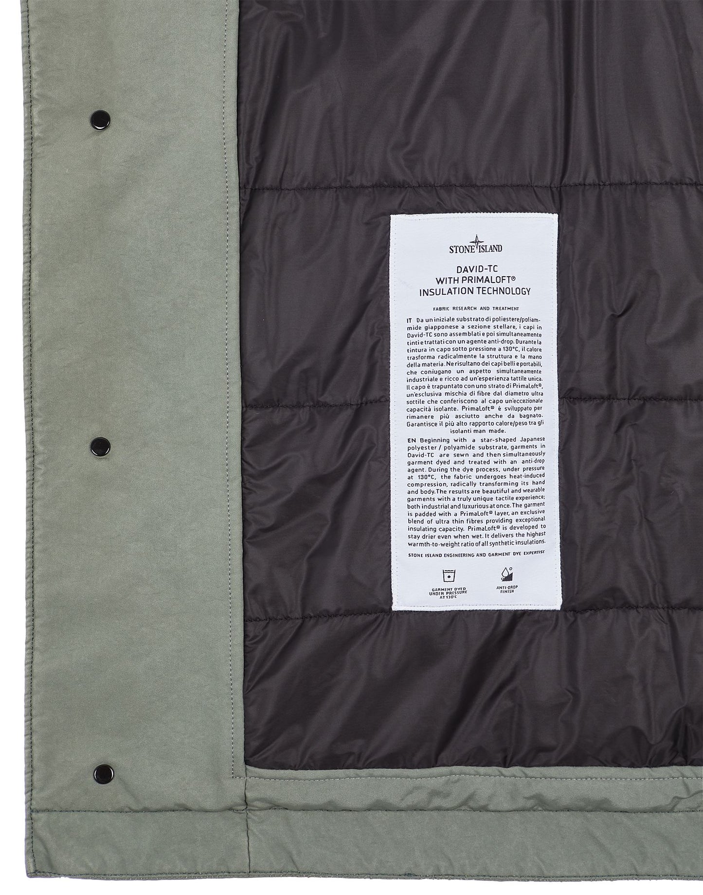 Stone Island David-TC with Primaloft Insulation Technology