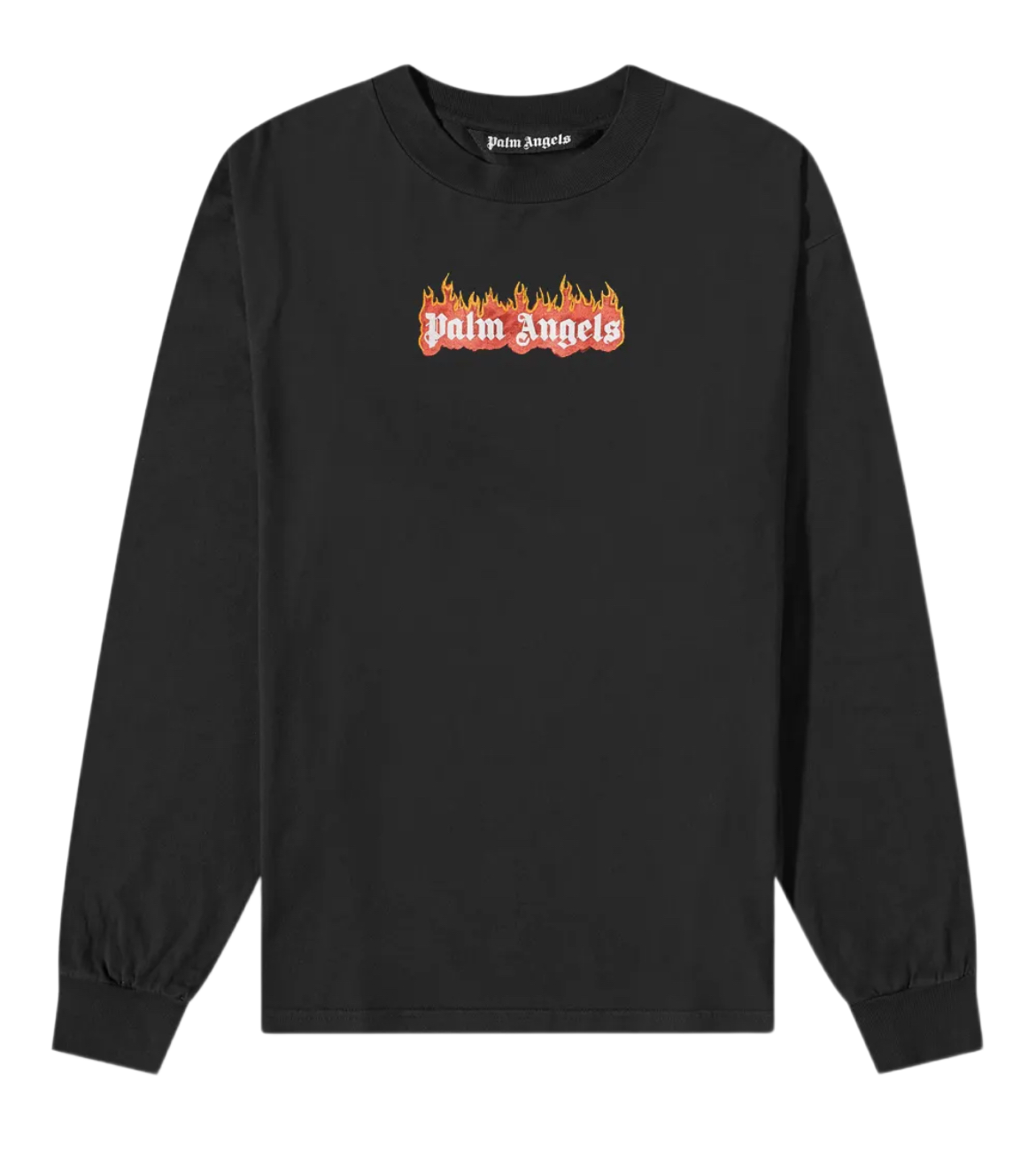 Palm Angels Long Sleeve Burning Logo